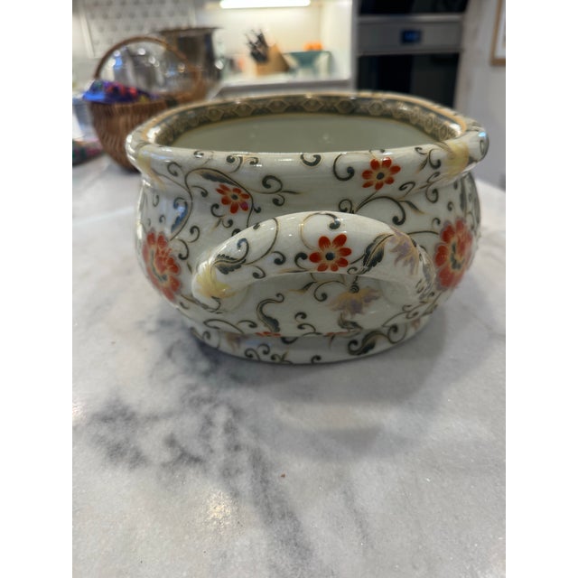 Asparagus Asian Vintage Foot Bath For Sale - Image 8 of 10