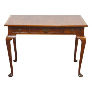 Kittinger Burled Walnut Desk For Sale