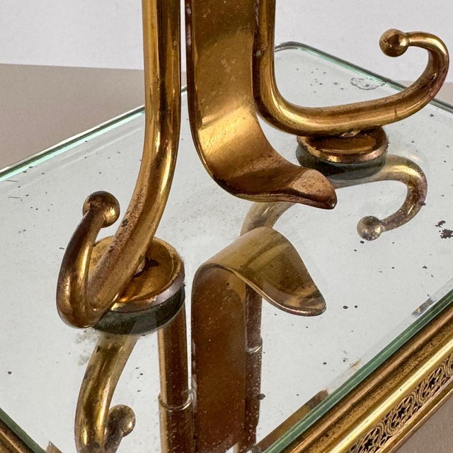 Blue Italian Art Deco Vanity Mirror by Pier Luigi Colli, 1940s For Sale - Image 8 of 18