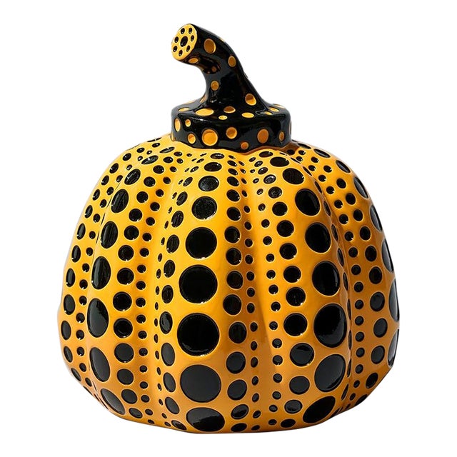 Yayoi Kusama Yellow Pumpkin Sculpture With Certificate, 2023 草間彌生 For Sale