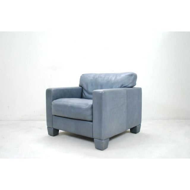 Swiss DS 17 Grey Leather Armchair from De Sede, 1980s For Sale - Image 16 of 16
