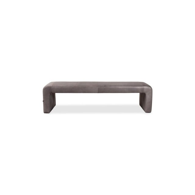Grey Leather Bench from Koinor For Sale - Image 11 of 13