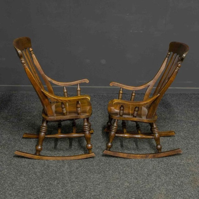 Set of Victorian Rocking Chairs For Sale - Image 9 of 11