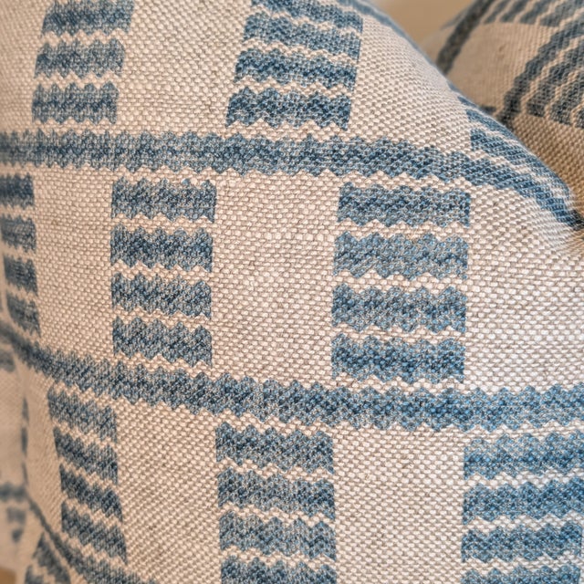 Fermoie Cove Pillows in Blue - Pair For Sale In Greensboro - Image 6 of 6