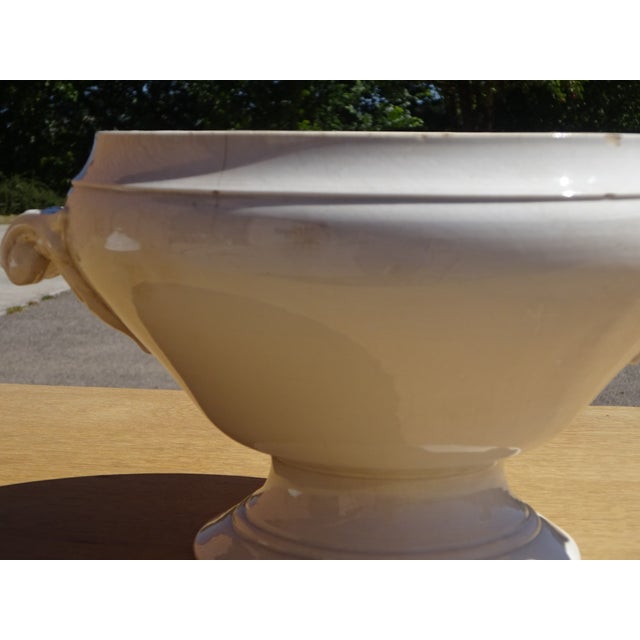 Earthenware Tureen from Sarreguemines, 1890s For Sale - Image 3 of 18