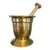 Vintage Solid Brass Mortar and Pestle Pharmacy Apothecary 5.75” 9.5 LBS For Sale