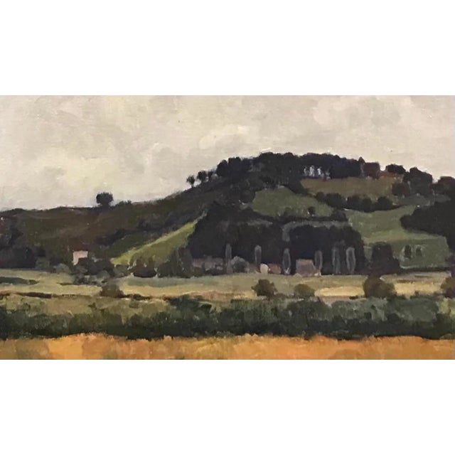 1940s Adolphe De Siebenthal, Montagny, Oil on Canvas, 1947 For Sale - Image 5 of 10