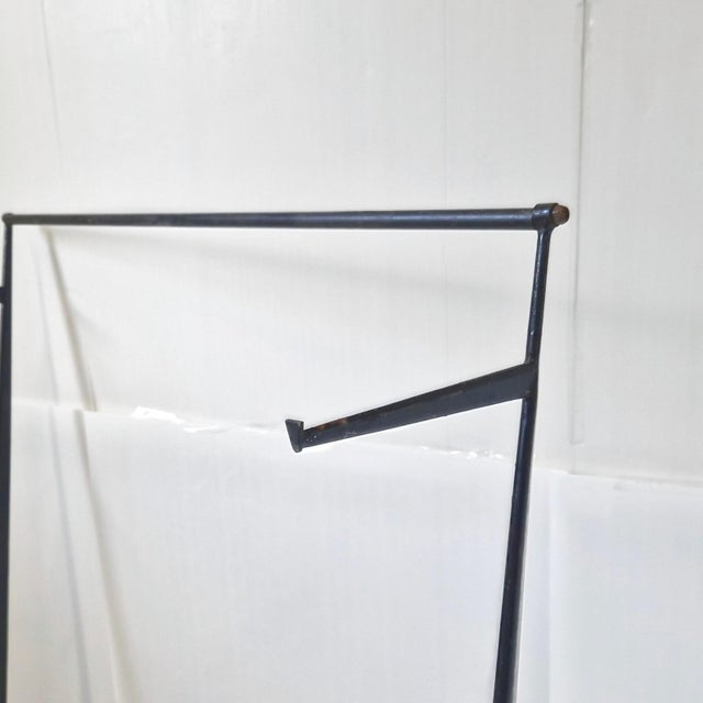 Mid-Century Modern Vintage Shelf with Compass Legs by Jean Prouvé and Maurice Novarina, 1950s For Sale - Image 3 of 10