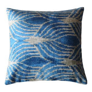Blue Color Turkish Hand Made Pillow For Sale
