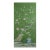 Green Chinoiserie Silk Wallpaper | Hand-Painted Birds, Flowers Mural For Sale