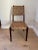 Mahogany Frame Woven Dining Chair For Sale - Image 12 of 12