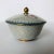 Vintage White Cloisonné Cherry Blossom Covered Dish For Sale - Image 4 of 6