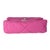 Textile Fuchsia Quilted Cotton Medium Chanel 19 Flap Bag For Sale - Image 7 of 8