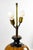 Turned Wooden Ball Lamp Base with Two Lights, 1980s, in Very Good conditions. Designed 1950 to 1959 European Plug (up to...