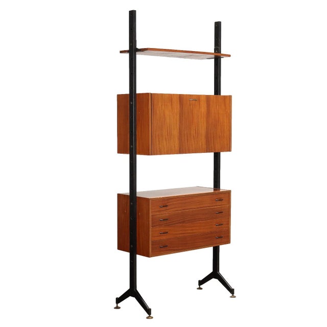 Vintage Bookcase in Mahogany, Italy, 1960s For Sale - Image 13 of 13