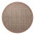 Angela Rose x Loloi Aubrey Rug Blue / Terracotta 5'-0" x 5'-0" Round Area Rug For Sale