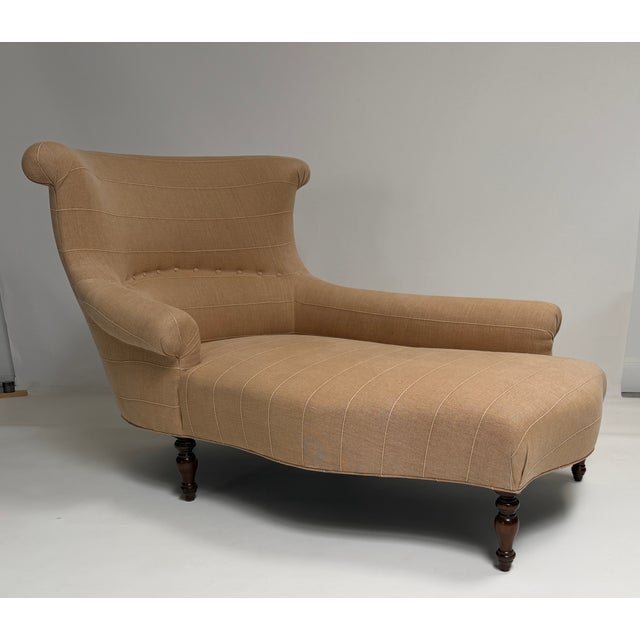 French Garonne Chaise Lounge For Sale - Image 3 of 14