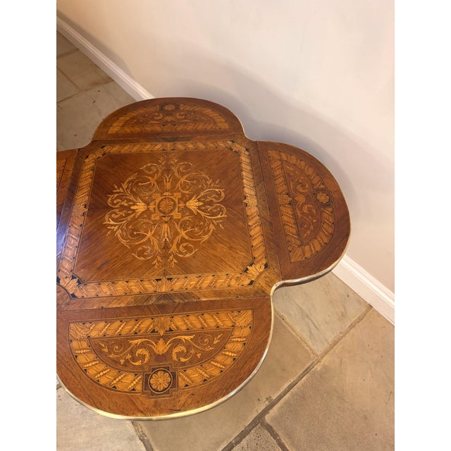 Antique 19th Century Marquetry Occasional Table For Sale - Image 10 of 13