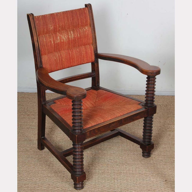 Armchairs in the style of Charles Dudouyt, 1950s, Set of 2 For Sale - Image 3 of 8