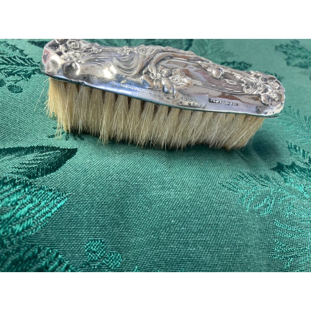Sterling Silver Antique Clothes Brush - Unger Brothers For Sale In San Antonio - Image 6 of 9