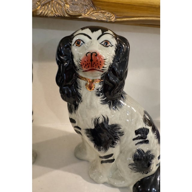 Ceramic Staffordshire Dogs - A Pair For Sale - Image 7 of 13