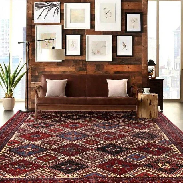 2020s 2020s Persian Fine Hand Knotted Yalameh For Sale - Image 5 of 6