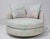 1970s Milo Baughman Style Large Swivel Tub For Sale - Image 5 of 5