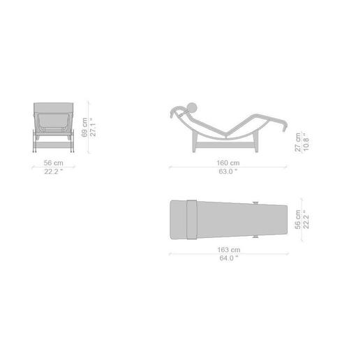 LC4 Lounge Chair by Le Corbusier for Cassina For Sale - Image 9 of 10