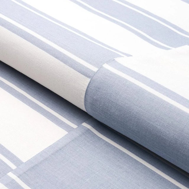 2020s Schumacher Nomad Fabric in Sky For Sale - Image 5 of 6