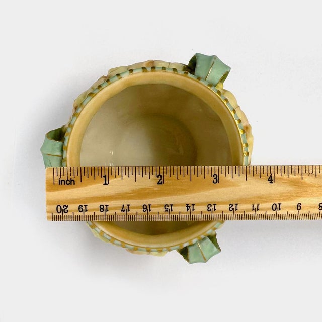 Early 20th Century Miniature Royal Worcester Blush Ivory Jardiniere For Sale - Image 4 of 5
