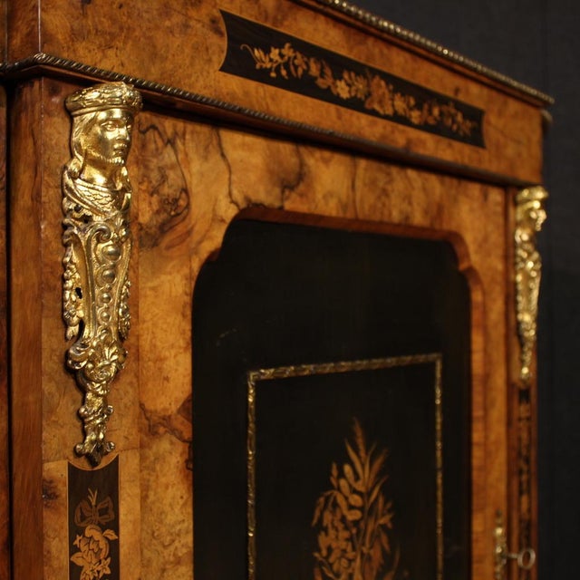 20th Century English Inlaid Sideboard, 1920s For Sale - Image 11 of 13