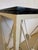 Hollywood Regency Black and White End Tables With Metal and Granite -a Pair For Sale - Image 4 of 9