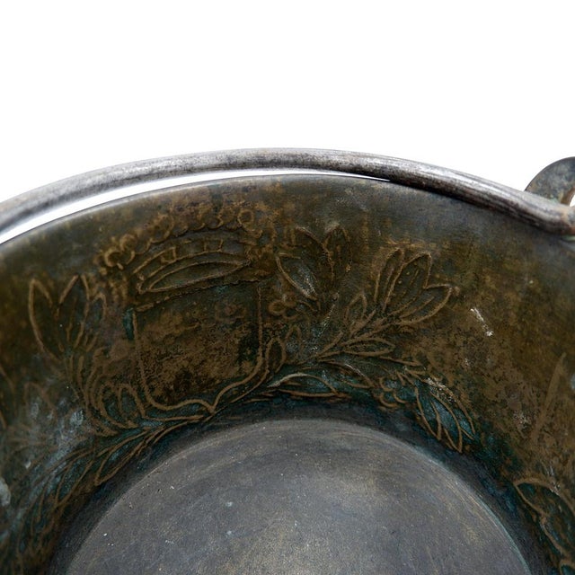 Small Embossed Copper Cauldron with Arms of the House of Arenberg Motif For Sale - Image 5 of 16