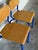 Blue Tubular Steel Stacking Chairs Set of 2 European Vintage Mid-Century Modern 1970s For Sale - Image 9 of 11