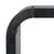 Mid-Century Modern Liasonya Curved Waterfall Accent Table in Black For Sale - Image 3 of 7