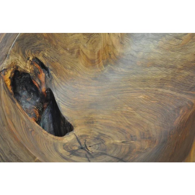 Brown Walnut Vessel 1466 by Jörg Pietschmann For Sale - Image 8 of 9