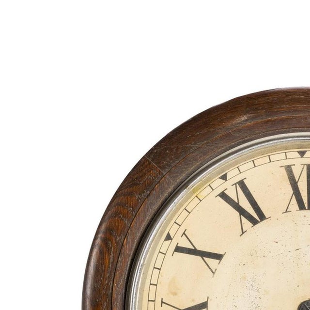 Wall clock - 19th century. European; from the 19th century; wooden case.