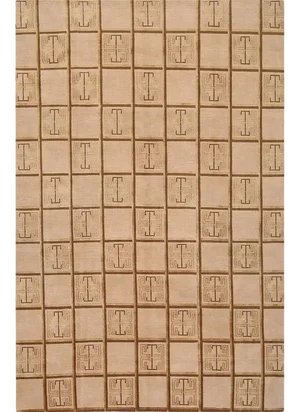 Handwoven Transitional Style Area Rug 6'1" X 9'0"