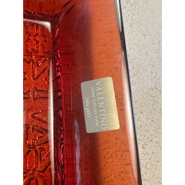 Red Valentino Red Vide Poche or Ashtray For Sale - Image 8 of 8