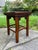 Brown Antique Provincial Chinese Hardwood Low Stool / Table For Sale - Image 8 of 15