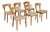 Vintage Peters Chairs by Niels Koefoed, Denmark, 1960, Set of 6 For Sale