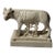 1980s Stone Figurine Wolf and Romulus Remus For Sale