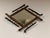 Japonisme Belle Époque Beveled Bamboo Wall Mirror For Sale - Image 3 of 7