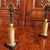 Pair of Continental Classical Gilt and Black Figural Three Light Candelabra For Sale - Image 11 of 14