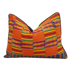 Anidaso Vintage African Kente Pillow Cover