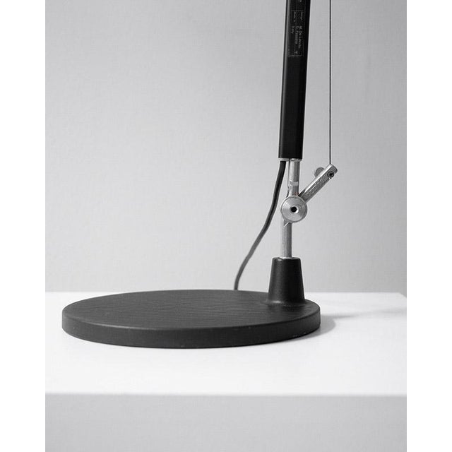 Black Vintage Adjustable Tolomeo Desk Lamp by Artemide, 1980s For Sale - Image 8 of 9