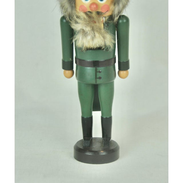 German Nutcracker in Green Costume, 1960s For Sale - Image 6 of 8