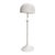 Vintage White Wicker Floor Lamp With Dome Shade For Sale