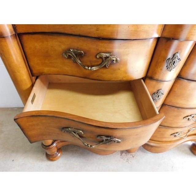 Late 20th Century Furniture Traditional 8-Drawer Fruitwood Dresser/Chest of Drawers For Sale - Image 14 of 17