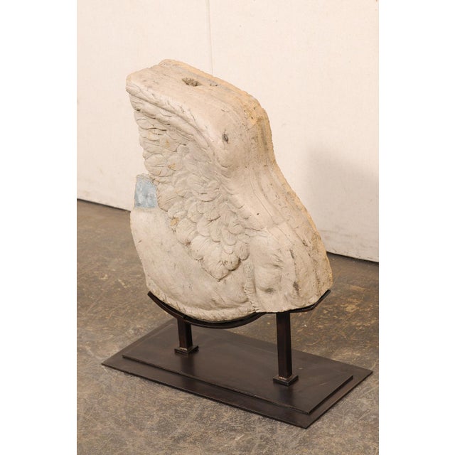 Early 19th Century Antique Animal Wing Architectural Fragment For Sale - Image 5 of 6